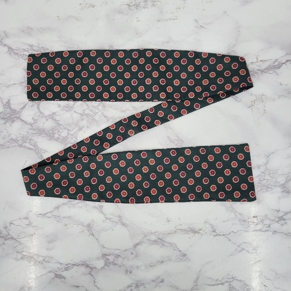 Stylish Green Polka Dot Tie Scarf